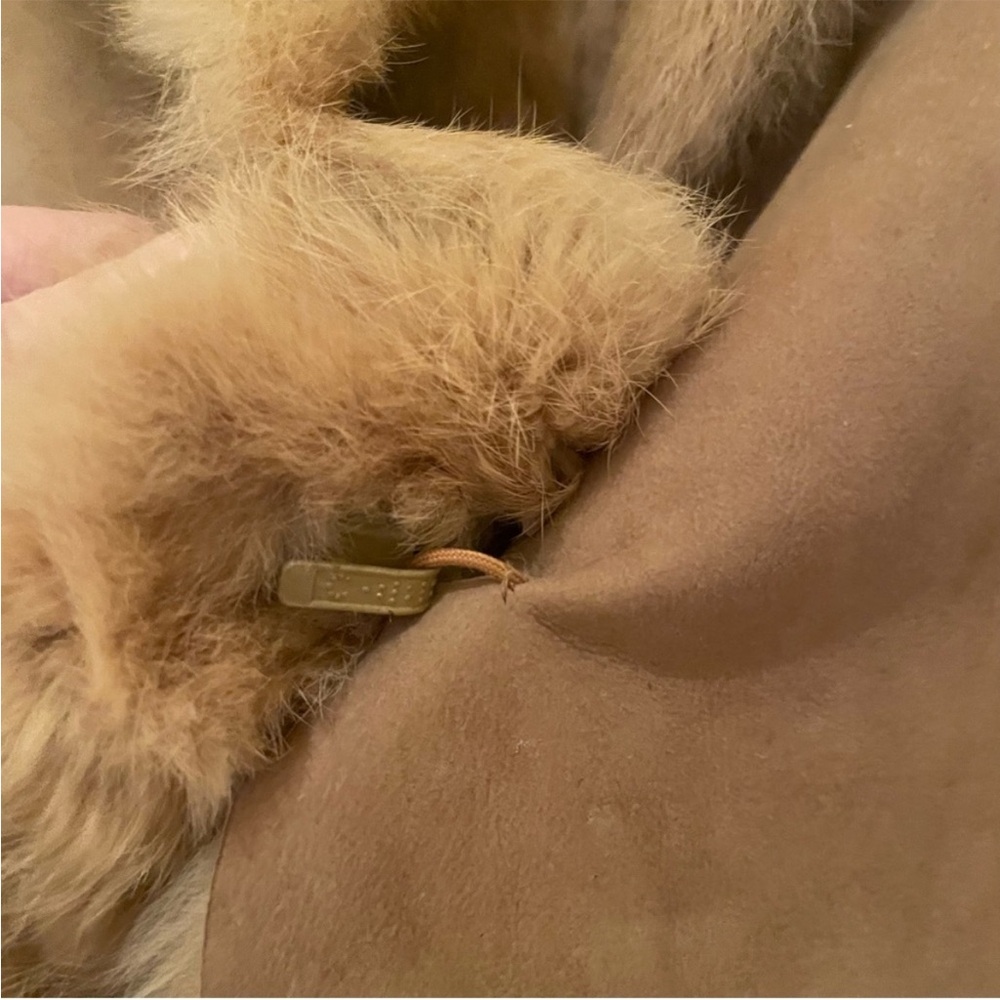 GENUINE Rabbit Fur Lined Coat from Japan - Picture 2 of 6